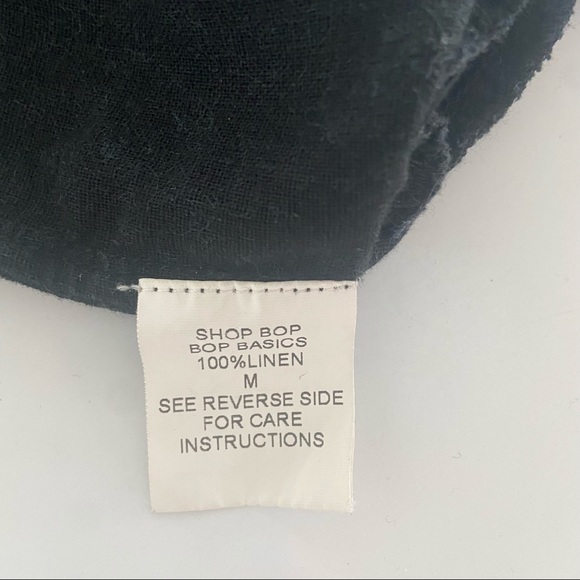 Bop Basics Shopbop black linen jumpsuit w pockets! - Picture 7 of 11